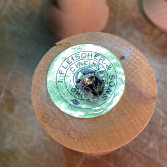 Set of 10 Wooden Spools 2” x 1 1/2” - Picture 4 of 7